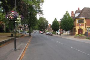 Sycamore Road Bournville, with Selly Manor in the background