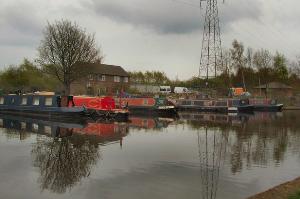 Narrow Boats in Tinsley Marina