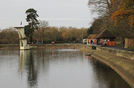 Coate Water Lake and diving board