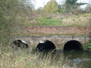 The aquaduct which carried the Wilts and Berks Canal over the River Ray at Mouldon Hill