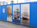 Cutty Sark Rebuilding Project - Site Hoarding (Nov 2010)