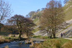 Ramblers in Wolfcote Dale