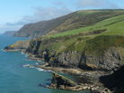 Ceredigion coast north of Llangranog