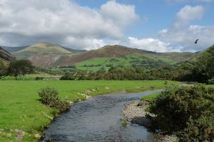 Afon Cadar and Cadair Idris Hills