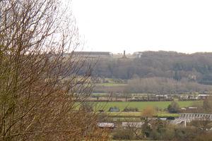 View to Wroughton from Toothill Park.