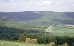 View from St.Briavels, across the Wye Valley to the Forest of Dean.