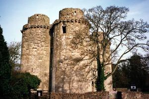 Nunney castle, built by Sir John de la Mare in 1373
