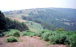 Looking back from Mynydd Machen