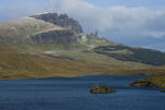 The Trotternish Ridge zigzagging above the Old Man of Storr