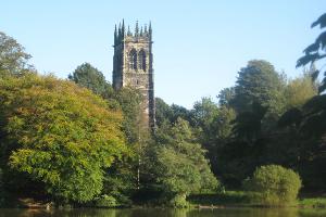 Lymm Church and Lymm Dam