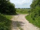 Turn off the Ridgeway here