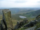 View over Llyn Luncaws