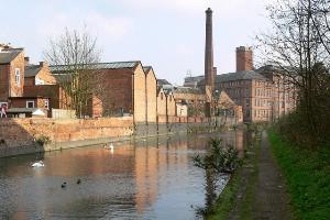 Grand Union Canal and Factories in Leicester