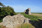 Fallen Bastion and Wall, Burgh Castle