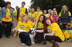 Walk4Life Day September 2011 with Diane Youdale - former national gymnast and Galdiator Jet
