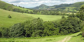 Looking north towards Church Stretton