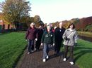 Walking along the riverside