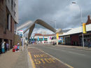 View looking along Fairfax St. The Coventry Transport Museum is in the distance.