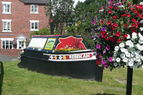 Flower display, Stone, Staffordshire.