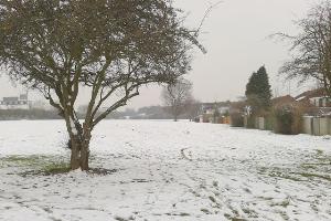 Open space by the motorway at waypoint 8