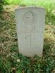 War Graves Commission grave stone for WW1