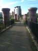 Path to Platts Lodge with Railway Columns