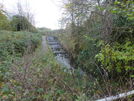Waterfall at end of Netteswell Pond