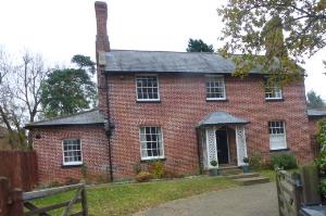 One of the old village houses in Tye Green Village