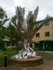 Shenzhou sculpture outside Addison House Health Centre