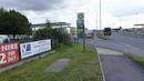 Entrance to BP Connect service station