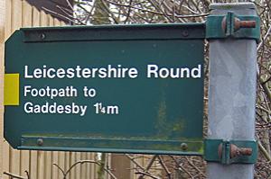 Leicestershire Round signpost