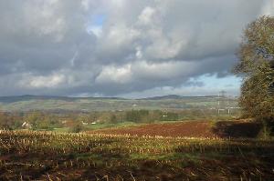 Quantocks view at point of interest point B