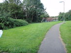 Path from Pinders Croft to Cotman and Freeman Close, between Waypoints 6 and 7