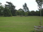 View across Moat Park from the football pitches