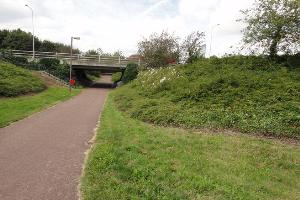 Underpass under Chaffron Way heading towards Claridge Drive