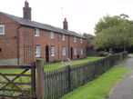 Looking back at cottages on Broughton Road