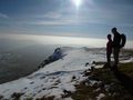 The summit, with Kirkstone Pass on the left.