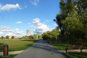 Lordship Rec from Moselle Gate towards Freedom Gate