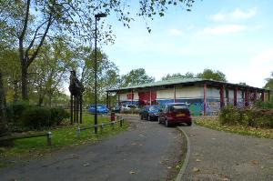 Chestnuts Community Centre and the Horse sculpture
