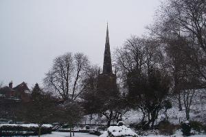 St Mary de Castro Church from Castle Gardens