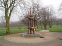 Granite water fountain in Spinney Hill Park