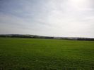 View from the wood, across the playing fields & runway to the Hospital & Leisure Centre, with Dundry Hill on the skyline.