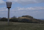 Looking back from Mount Harry beacon to Blackcap