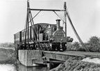 The Selsey Tramway lifting bridge at Hunston, early 1900