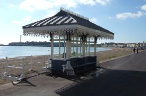 Shelter on Weymouth Promenade