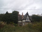 Picturesque white house on the edge of Martinshaw Wood between Ratby and Groby