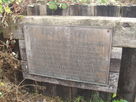 Commemorative plaque next to the Railway Inn in Ratby