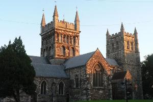 Wimborne Minster: parish and minster church of St. Cuthburga