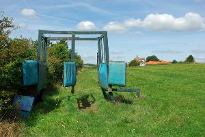 Starting gate, training gallops, Lewes