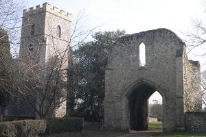 West gate of West Acre priory
